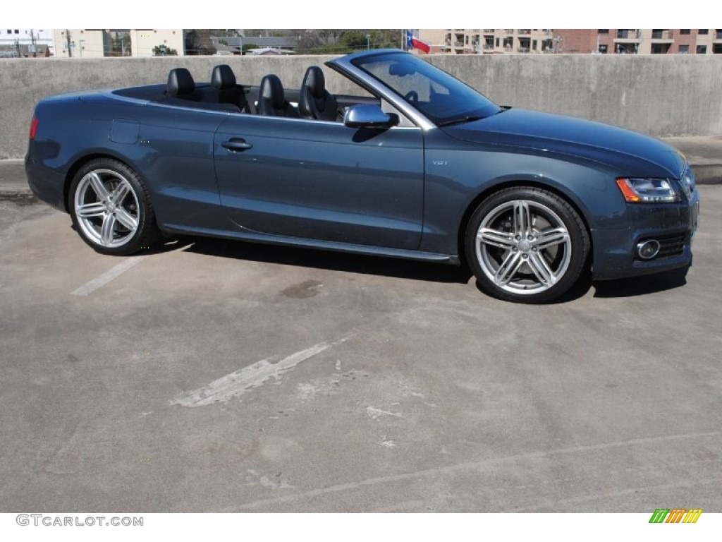 Meteor Grey Pearl Effect 2011 Audi S5 3.0 TFSI quattro Cabriolet Exterior Photo #77226326