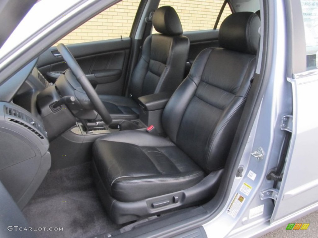 Black Interior 2005 Honda Accord EX-L V6 Sedan Photo #77226591