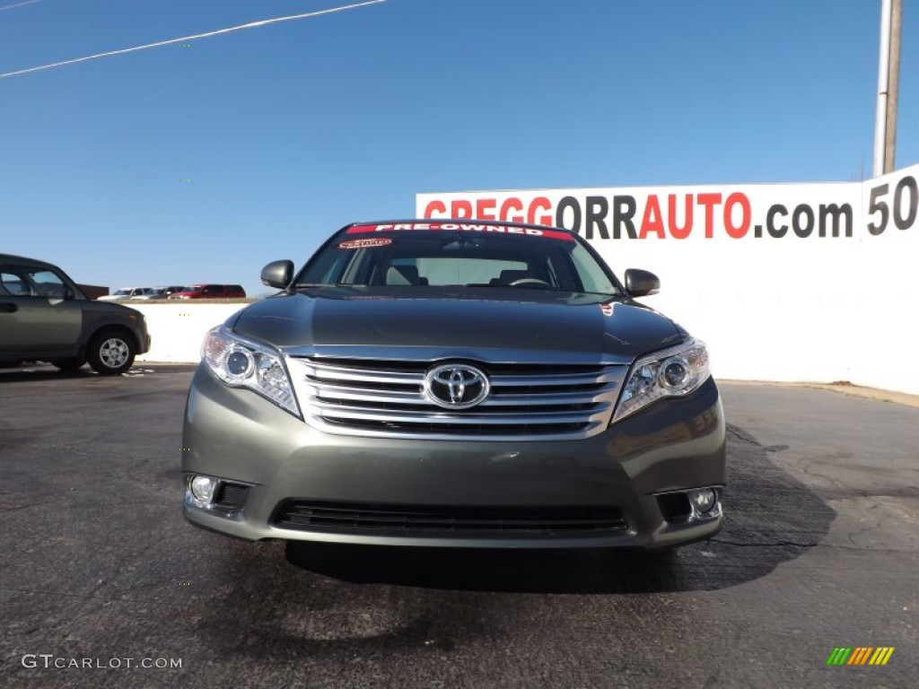 2011 Avalon  - Cypress Green Pearl / Light Gray photo #2