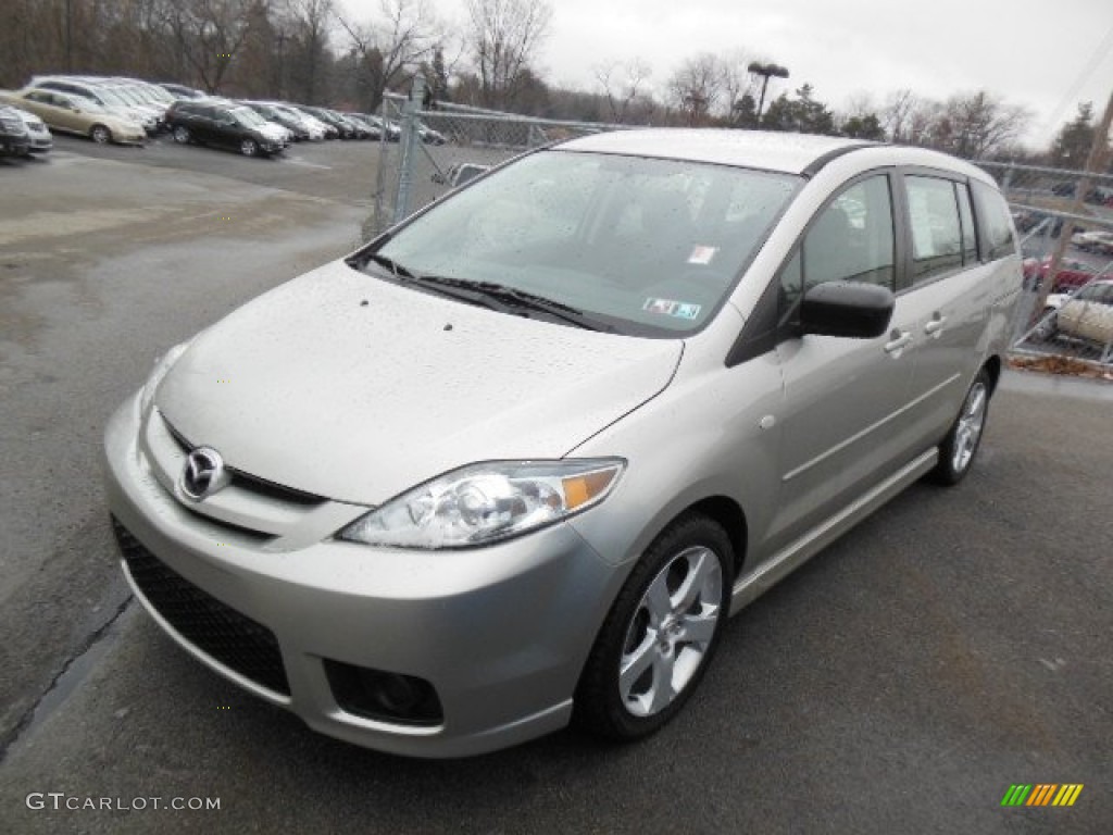 2006 MAZDA5 Sport - Platinum Silver Metallic / Black photo #3