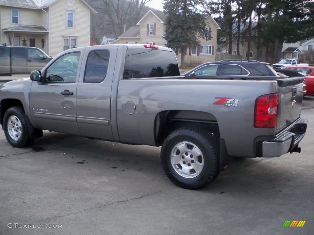 2013 Silverado 1500 LT Extended Cab 4x4 - Graystone Metallic / Ebony photo #7