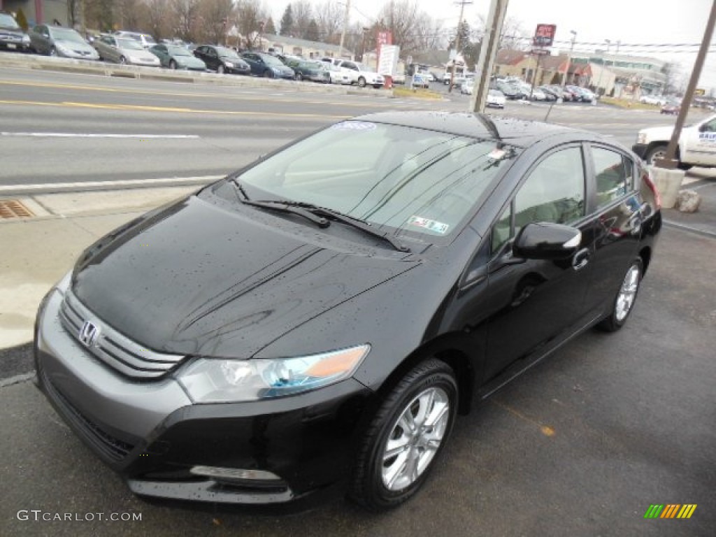 Crystal Black Pearl 2010 Honda Insight Hybrid EX Exterior Photo #77227537