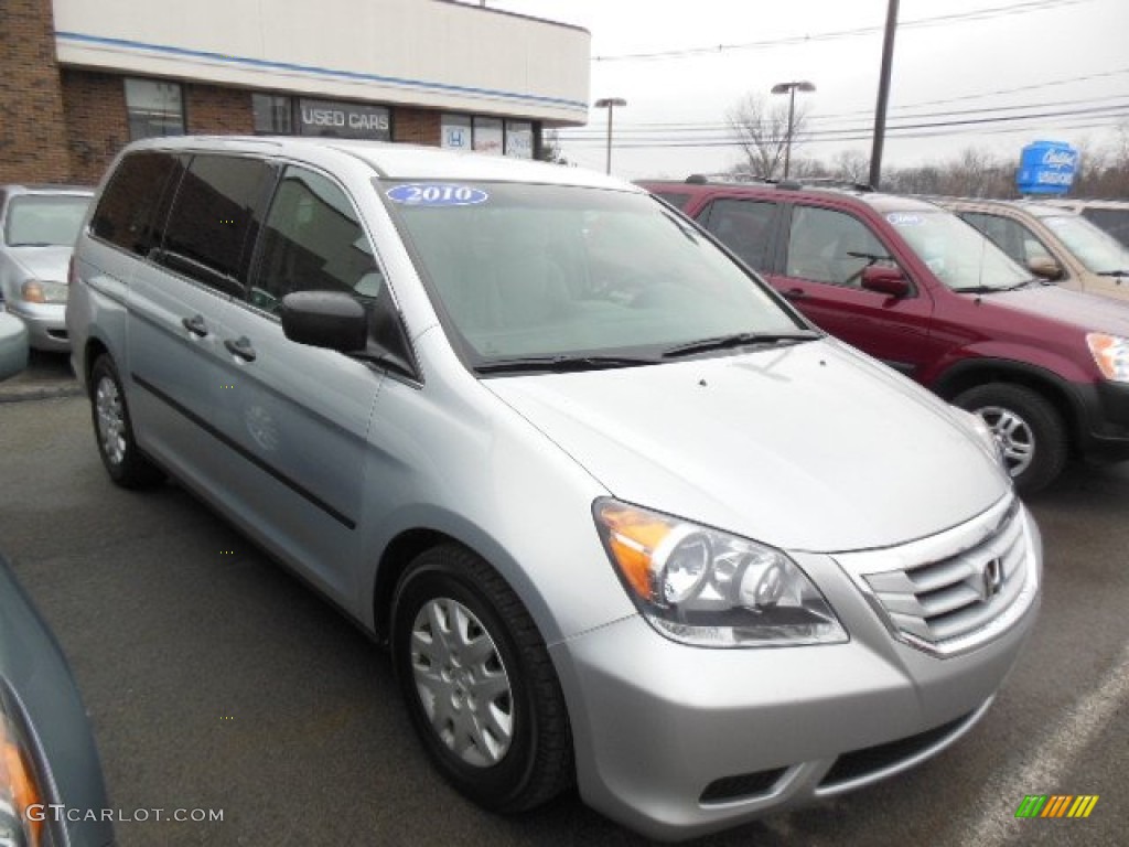 2010 Odyssey LX - Alabaster Silver Metallic / Gray photo #1