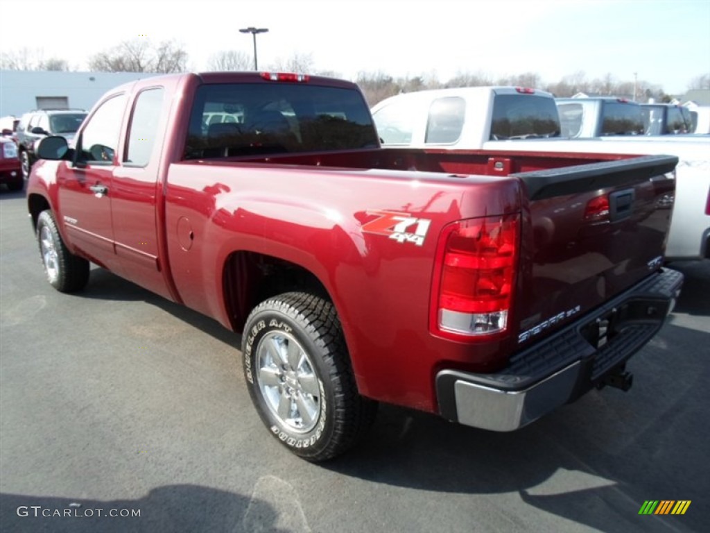 Sonoma Red Metallic 2013 GMC Sierra 1500 SLE Extended Cab 4x4 Exterior Photo #77228518
