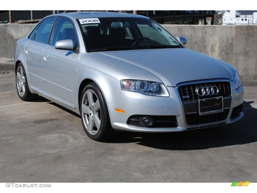 Light Silver Metallic 2008 Audi A4 2.0T Special Edition quattro Sedan Exterior Photo #77228642