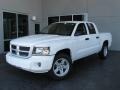 2009 Stone White Dodge Dakota Big Horn Crew Cab  photo #1