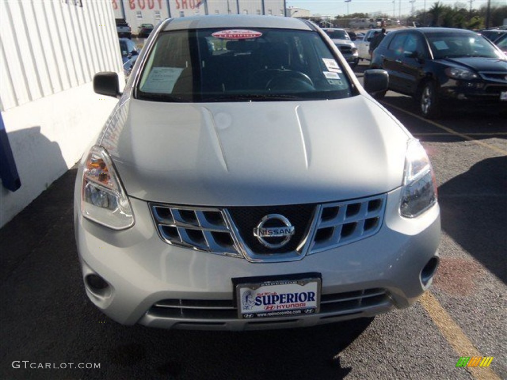 2011 Rogue S - Silver Ice Metallic / Black photo #2