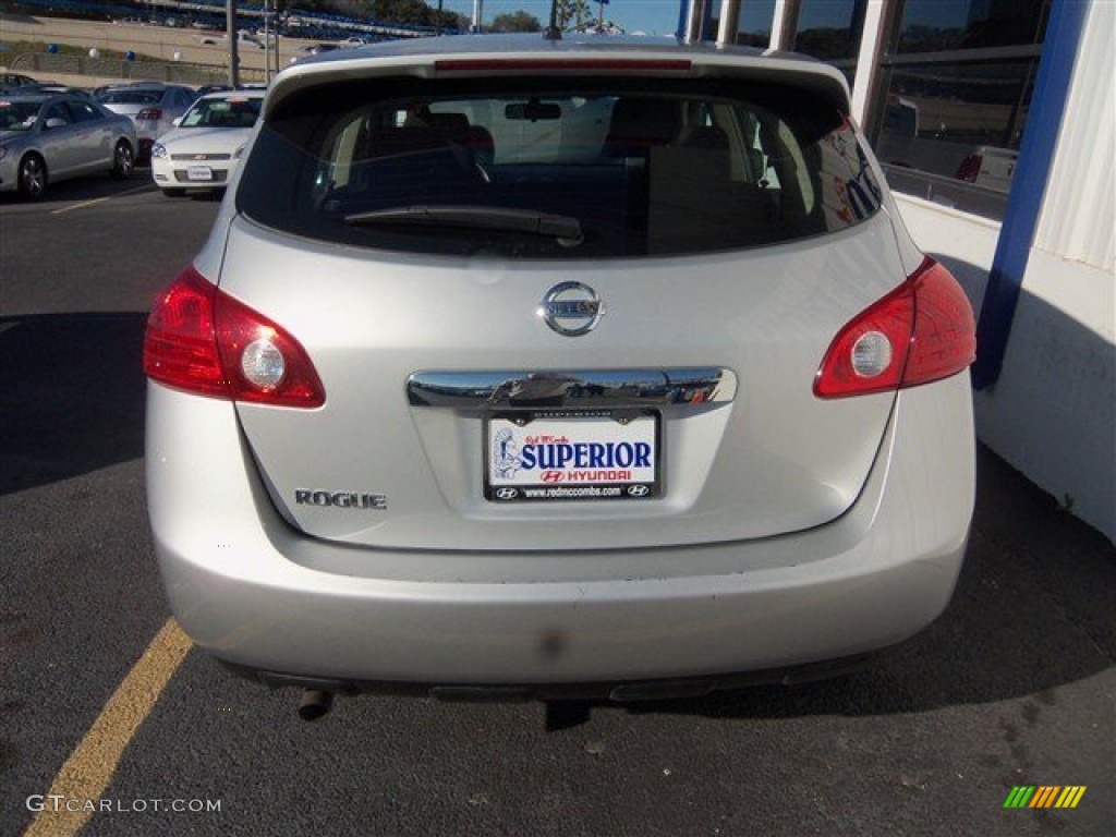 2011 Rogue S - Silver Ice Metallic / Black photo #6