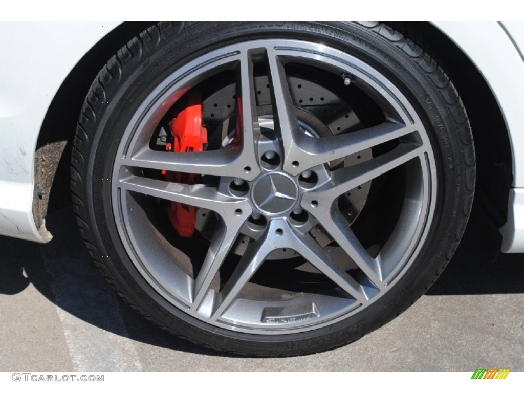 2012 C 63 AMG - Arctic White / AMG Classic Red/Black photo #9