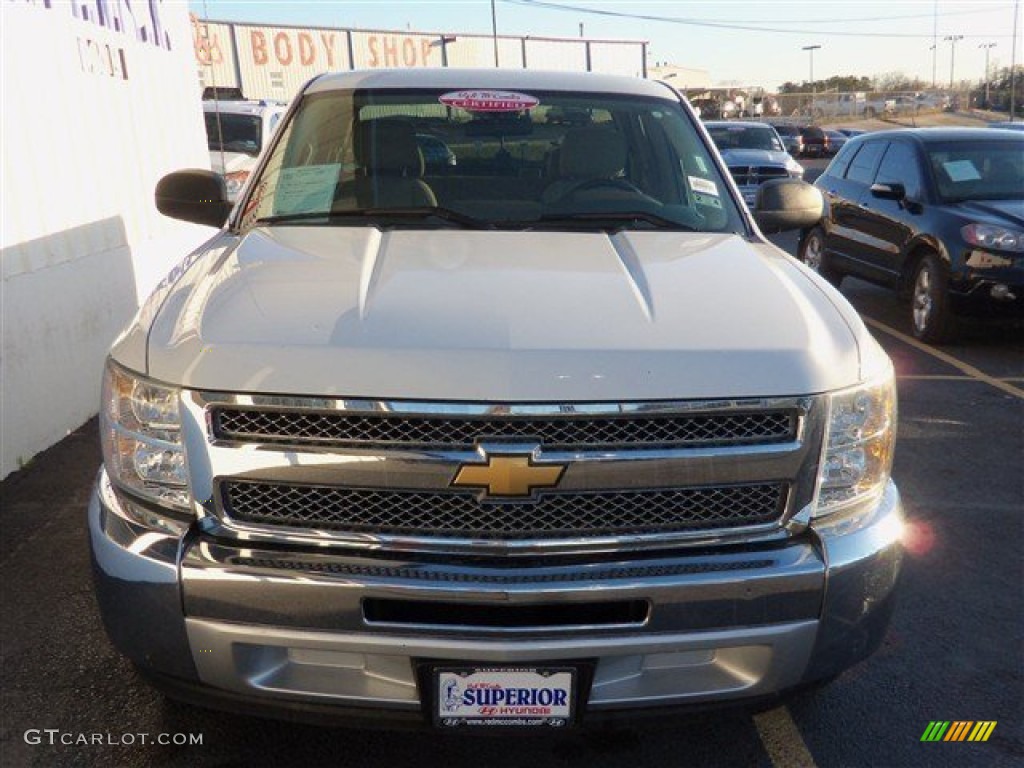 2012 Silverado 1500 LT Extended Cab - Summit White / Light Cashmere/Dark Cashmere photo #2