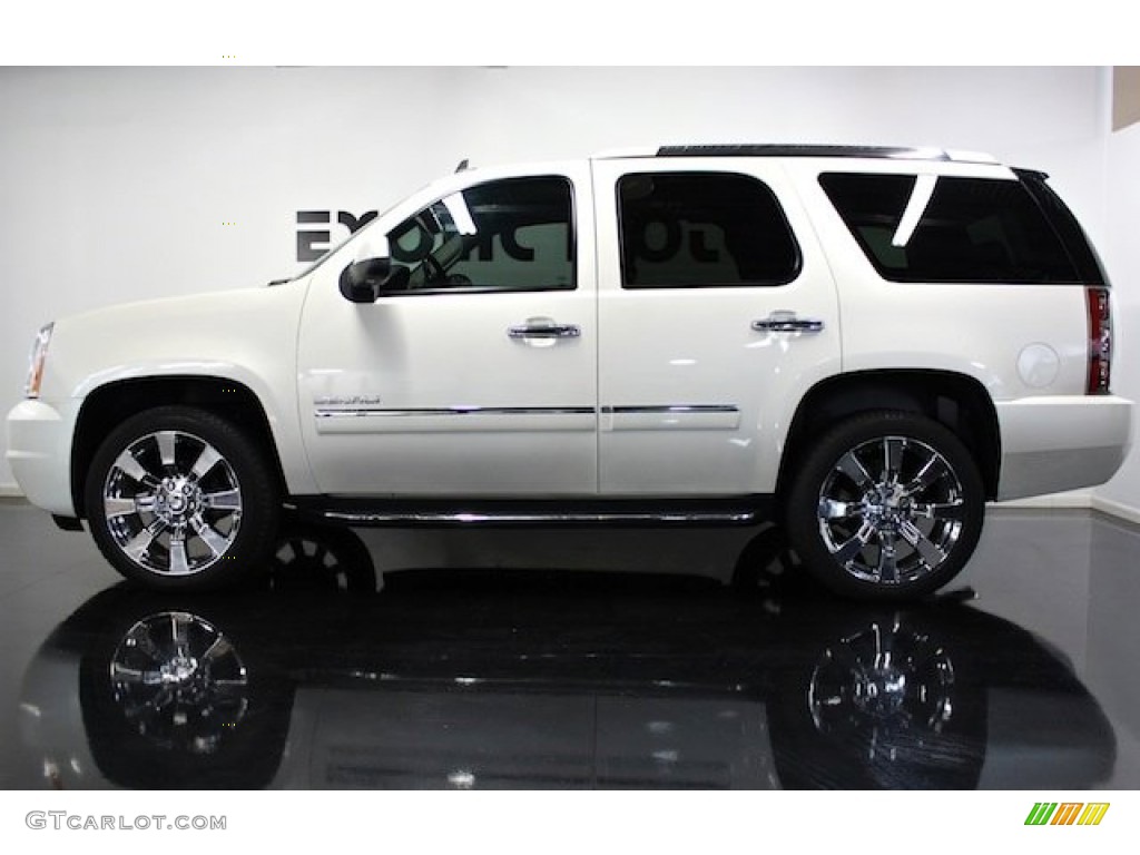 White Diamond Tintcoat 2011 GMC Yukon Denali AWD Exterior Photo #77230532