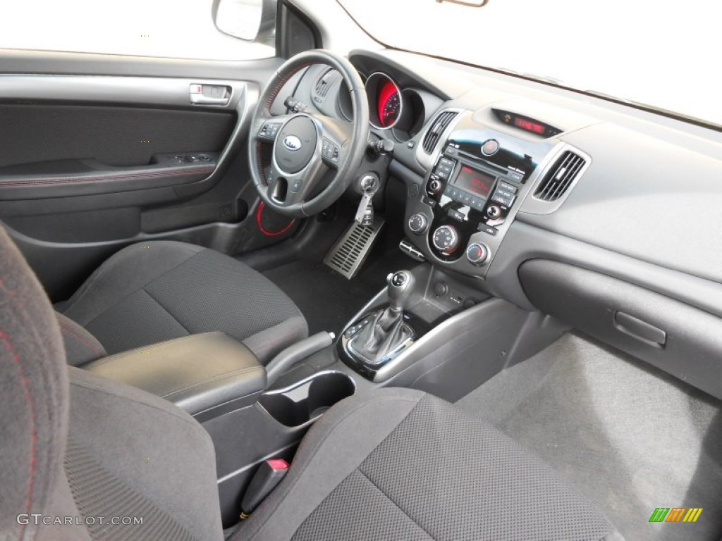 2012 Kia Forte Koup SX Black Dashboard Photo #77230929