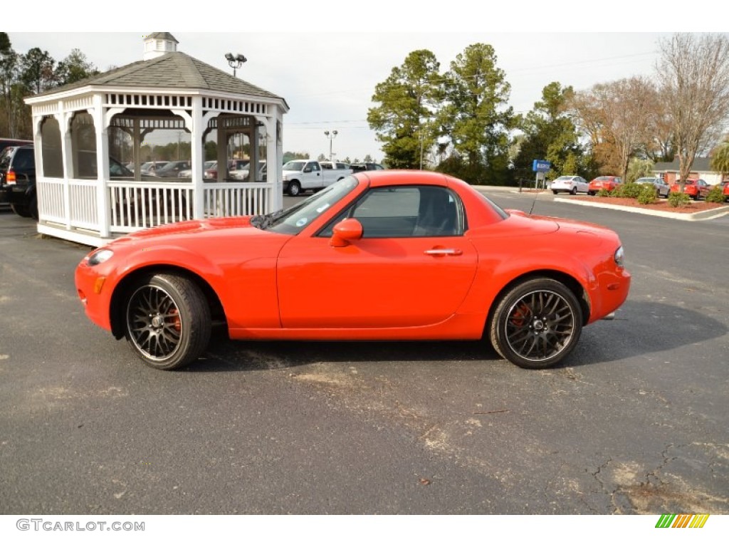True Red 2008 Mazda MX-5 Miata Hardtop Roadster Exterior Photo #77230933