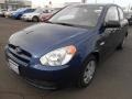 Dark Sapphire Blue 2011 Hyundai Accent GL 3 Door