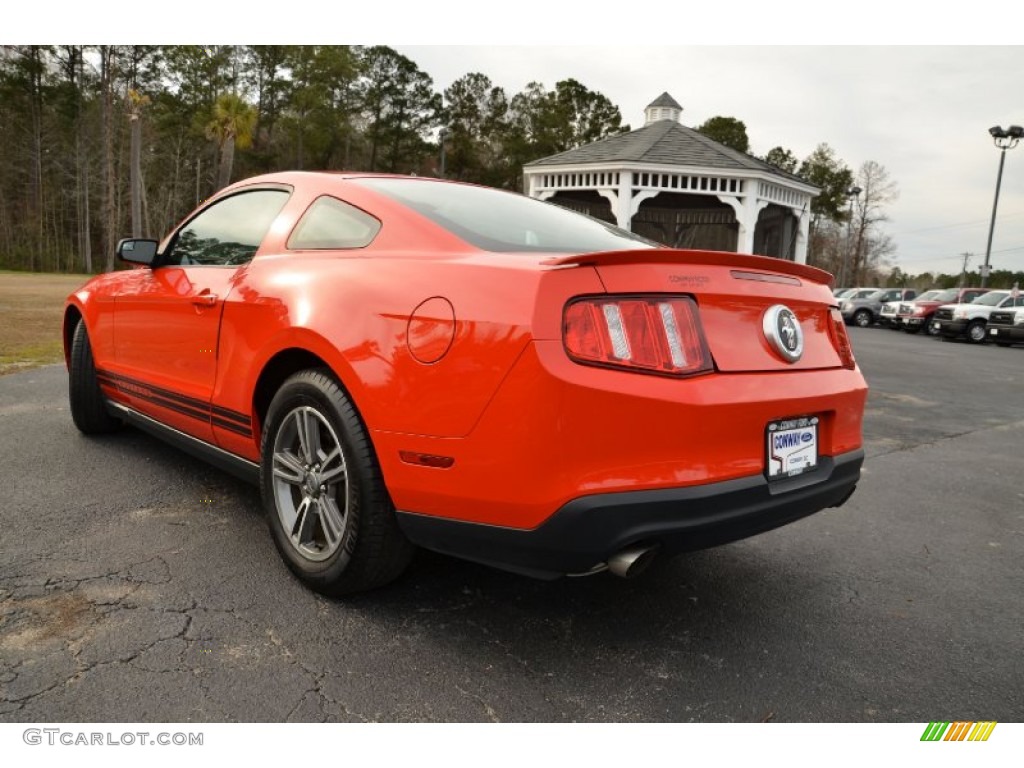 2012 Mustang V6 Premium Coupe - Race Red / Charcoal Black photo #7