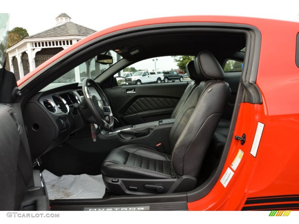 2012 Mustang V6 Premium Coupe - Race Red / Charcoal Black photo #12