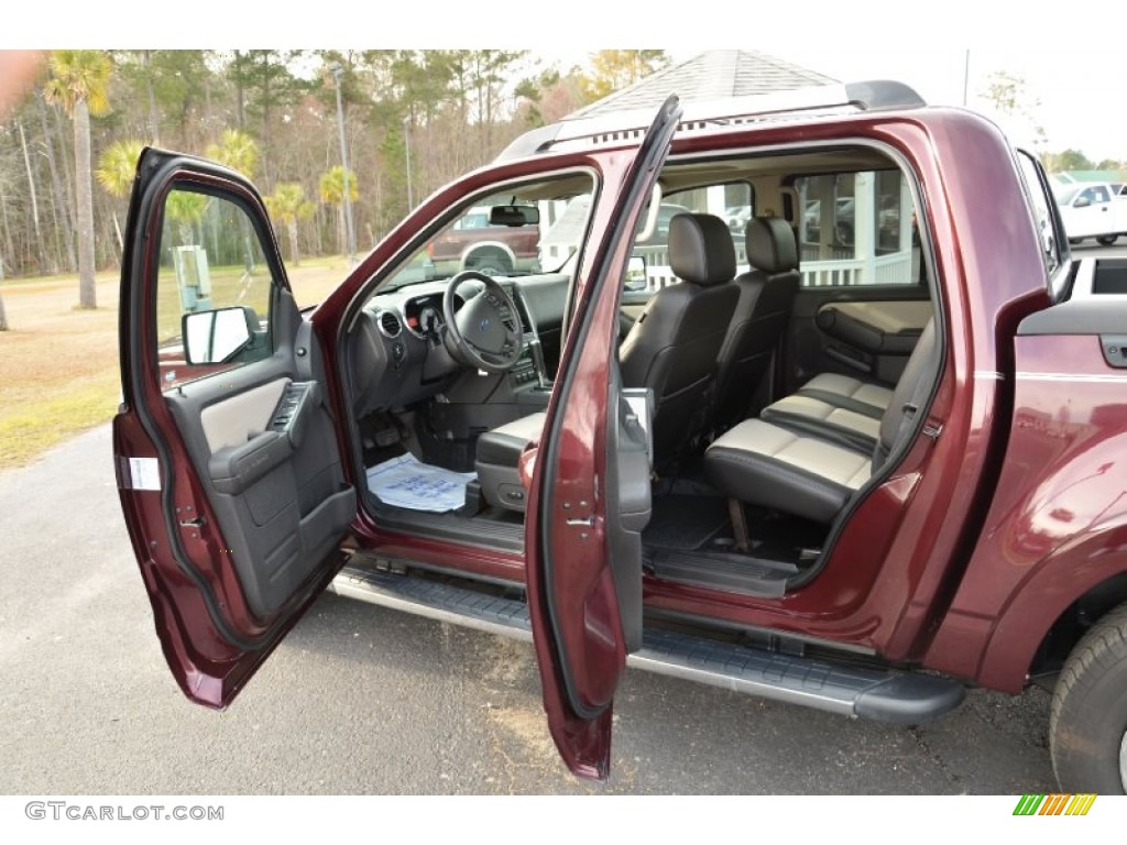 2008 Explorer Sport Trac Limited - Dark Cherry Metallic / Dark Charcoal photo #11