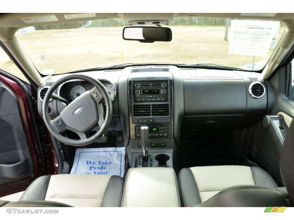 2008 Ford Explorer Sport Trac Limited Dark Charcoal Dashboard Photo #77232053