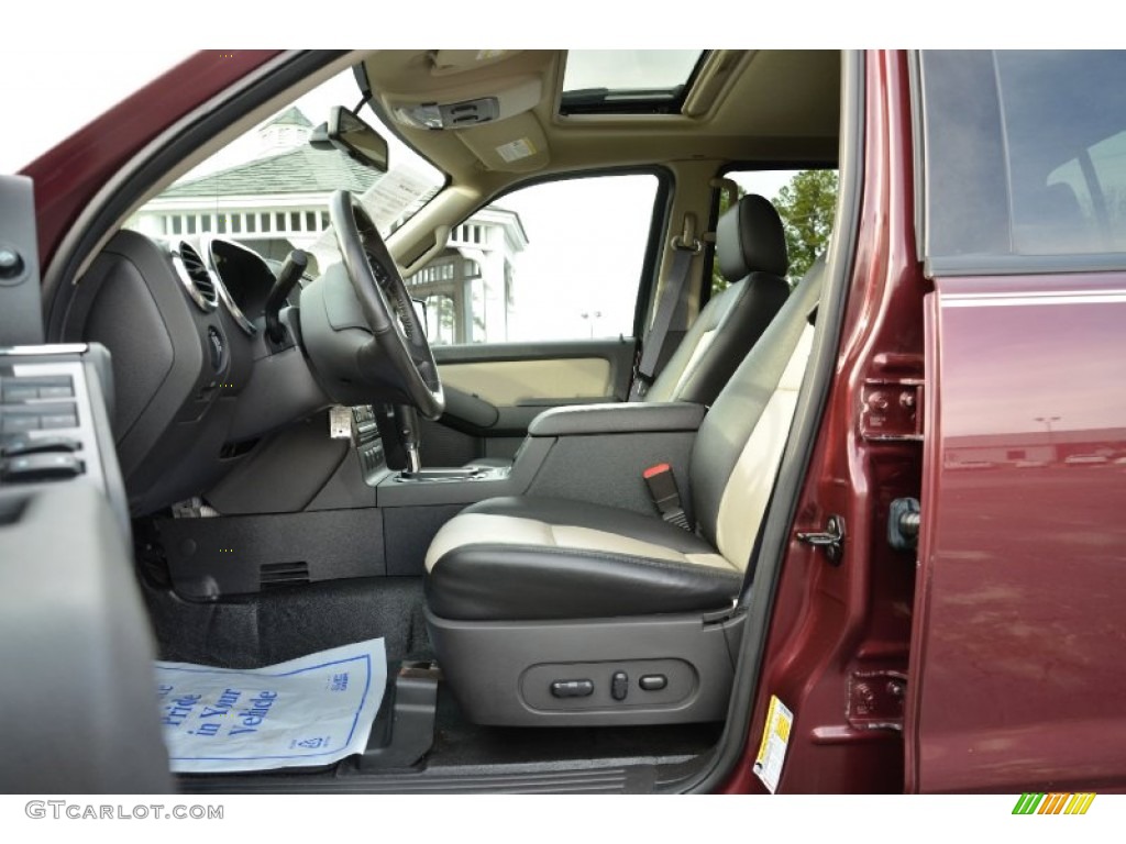 2008 Explorer Sport Trac Limited - Dark Cherry Metallic / Dark Charcoal photo #17