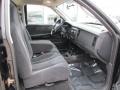 Dark Slate Gray 2004 Dodge Dakota Sport Regular Cab 4x4 Interior Color