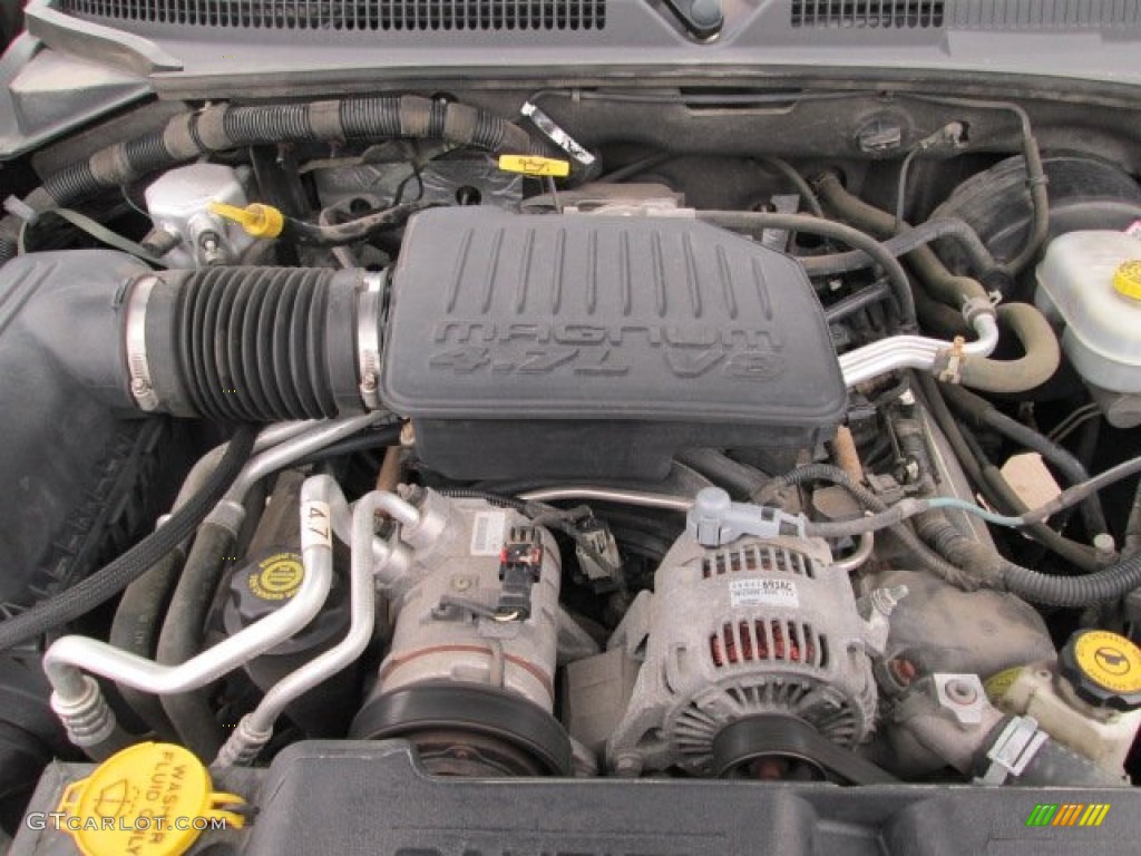 2004 Dodge Dakota Sport Regular Cab 4x4 4.7 Liter SOHC 16-Valve PowerTech V8 Engine Photo #77232533