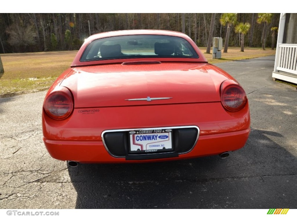 2004 Thunderbird Premium Roadster - Torch Red / Black Ink photo #6