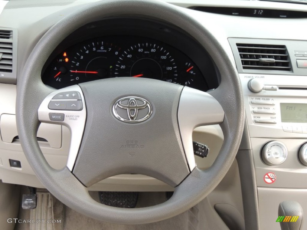 2011 Toyota Camry LE Bisque Steering Wheel Photo #77233669