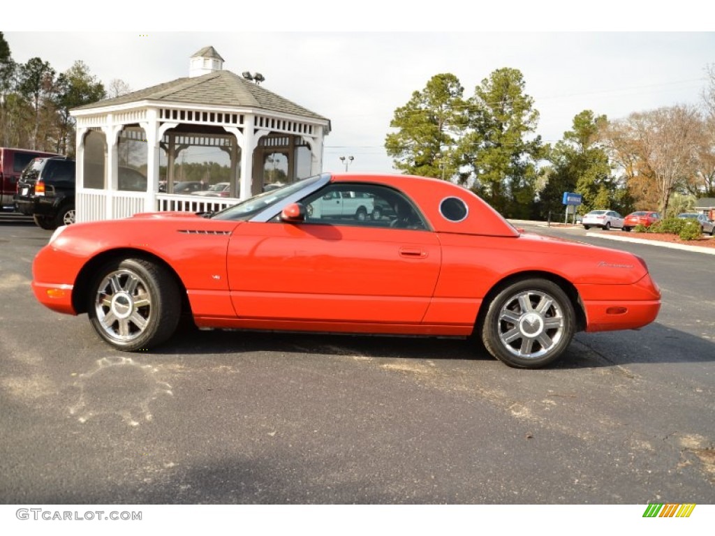 Torch Red 2004 Ford Thunderbird Premium Roadster Exterior Photo #77233704