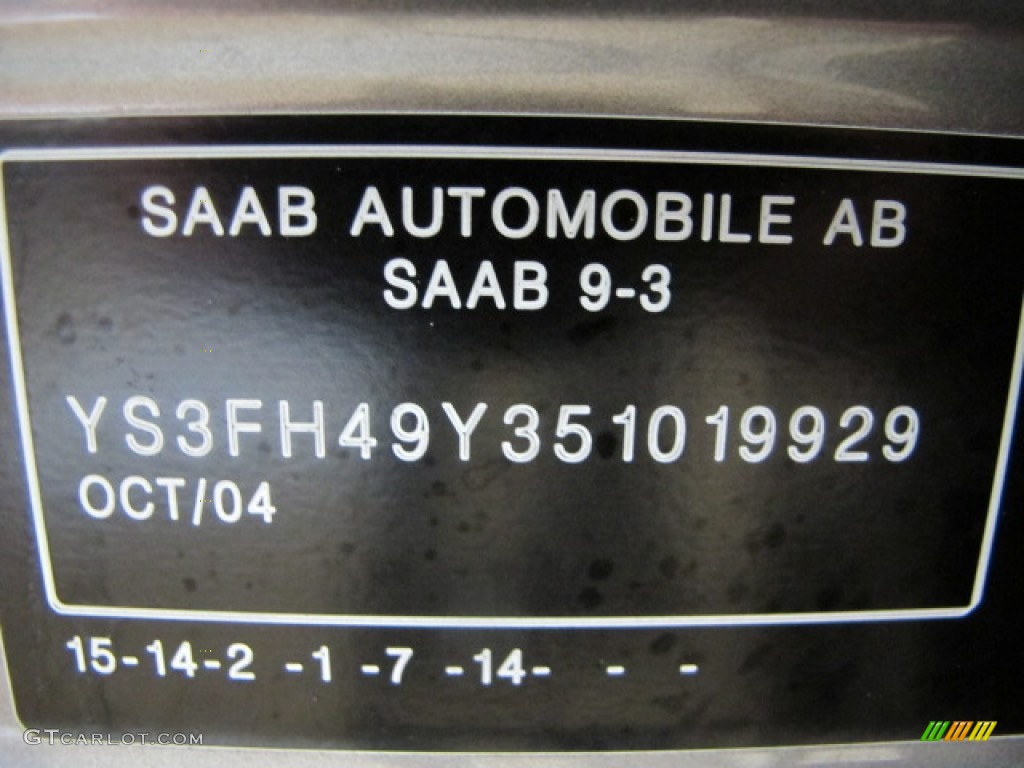 2005 9-3 Aero Sport Sedan - Smoke Beige Metallic / Slate Gray photo #39