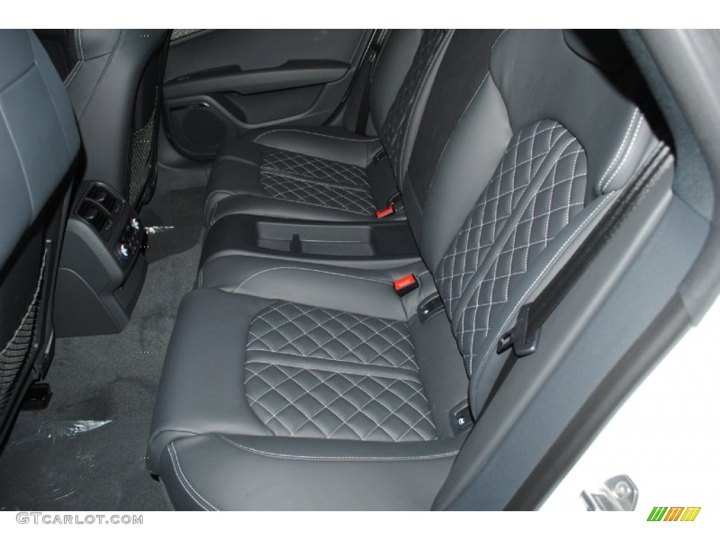 Black Valcona leather with diamond stitching Interior 2013 Audi S7 4.0 TFSI quattro Photo #77234240