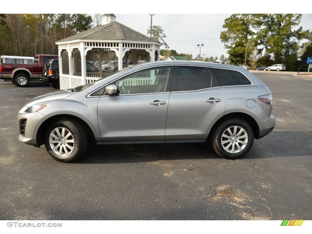 2011 CX-7 i SV - Liquid Silver Metallic / Black photo #8