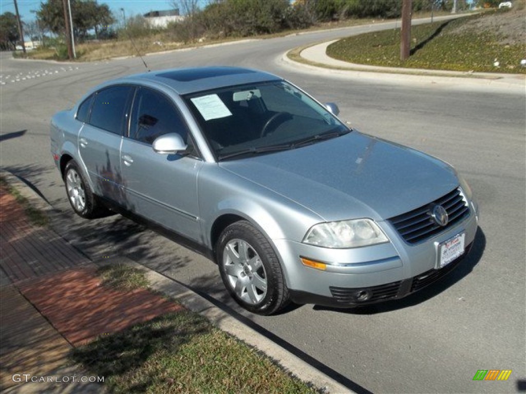 2005 Passat GLS 1.8T Sedan - Blue Silver Metallic / Anthracite photo #3