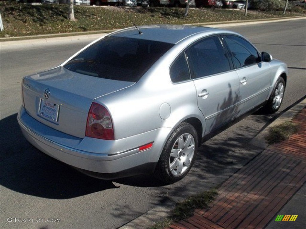 2005 Passat GLS 1.8T Sedan - Blue Silver Metallic / Anthracite photo #4
