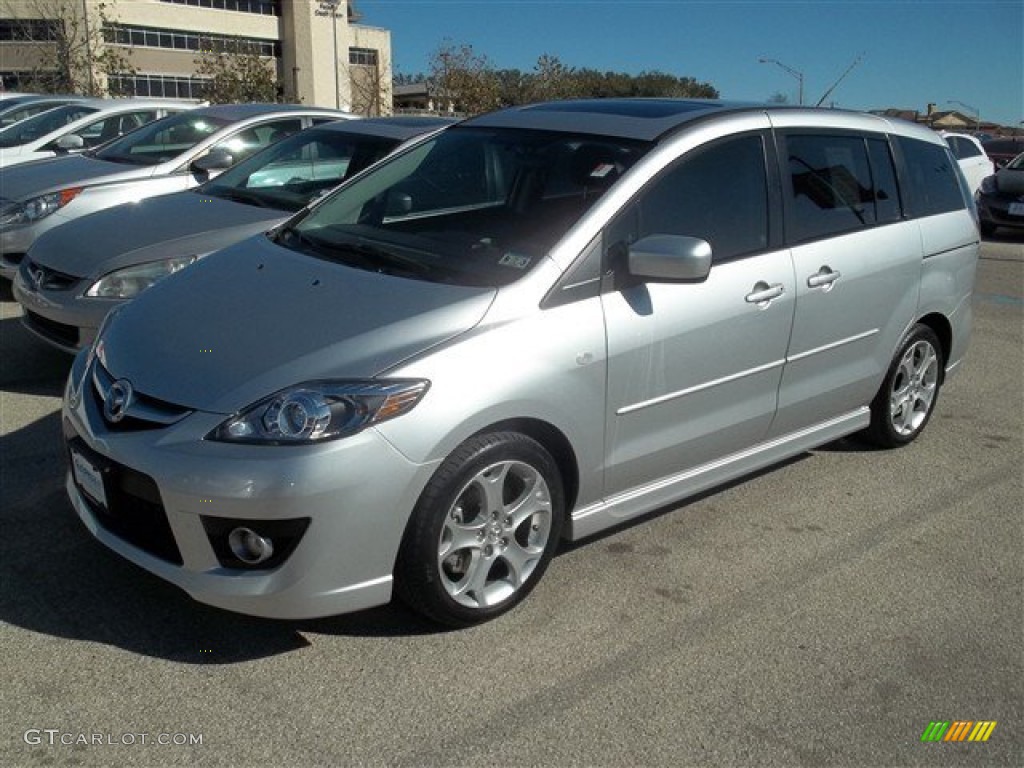 Sunlight Silver Metallic 2009 Mazda MAZDA5 Touring Exterior Photo #77234885