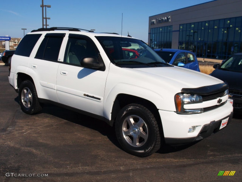 Summit White 2004 Chevrolet TrailBlazer LT 4x4 Exterior Photo #77235213