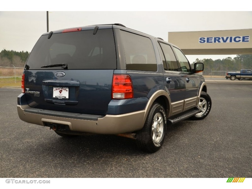 2003 Expedition Eddie Bauer - Medium Wedgewood Blue Metallic / Medium Parchment photo #5