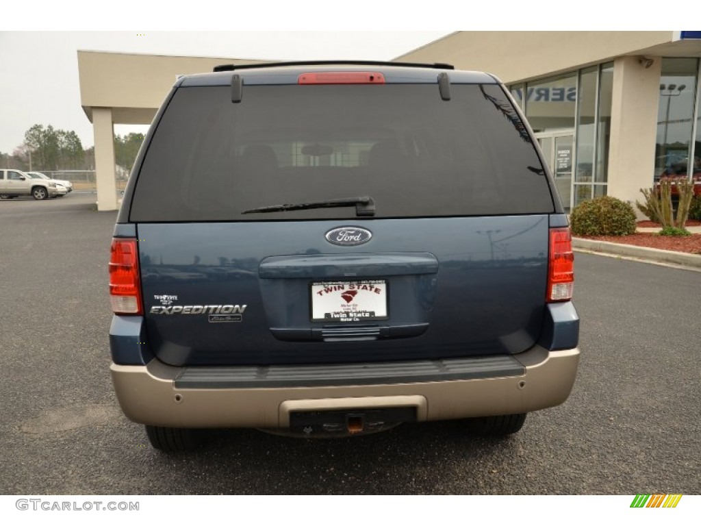 2003 Expedition Eddie Bauer - Medium Wedgewood Blue Metallic / Medium Parchment photo #6
