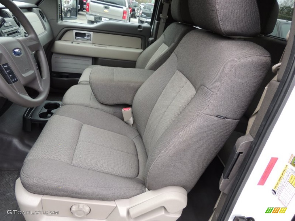 Medium Stone Interior 2010 Ford F150 STX SuperCab 4x4 Photo #77235506