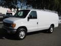 Oxford White - E Series Van E350 Commercial Extended Photo No. 3