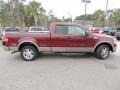 Dark Toreador Red Metallic 2004 Ford F150 Lariat SuperCab Exterior