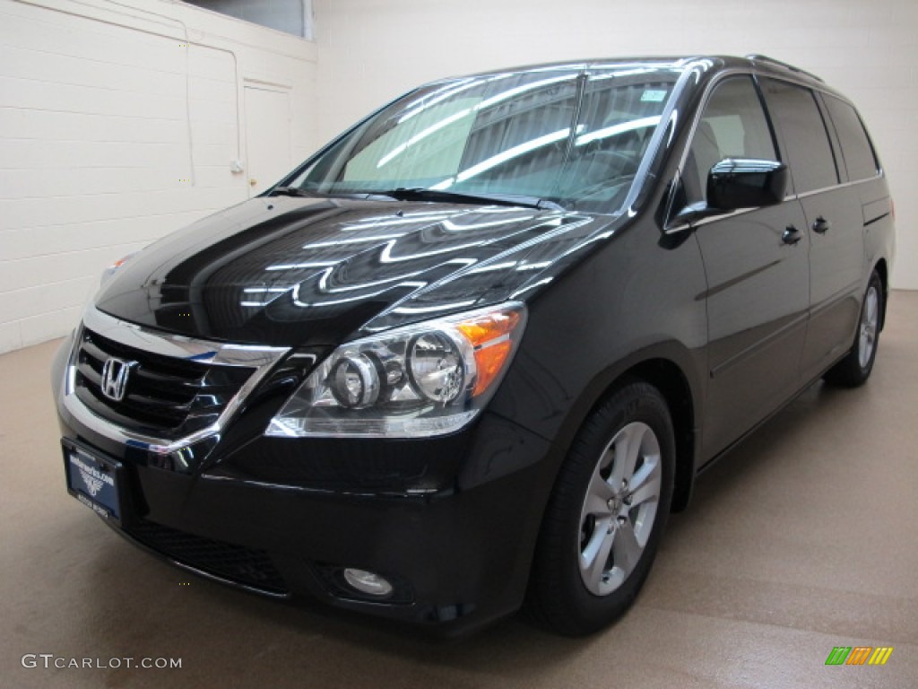 Crystal Black Pearl 2010 Honda Odyssey Touring Exterior Photo #77236619