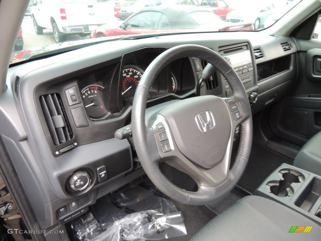 Black Interior 2012 Honda Ridgeline Sport Photo #77236740