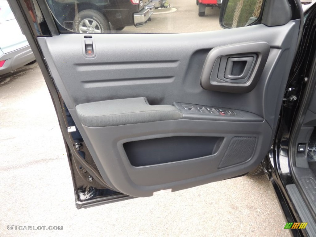 2012 Honda Ridgeline Sport Black Door Panel Photo #77236814