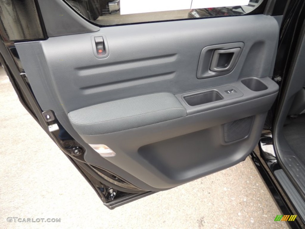 2012 Honda Ridgeline Sport Black Door Panel Photo #77236861