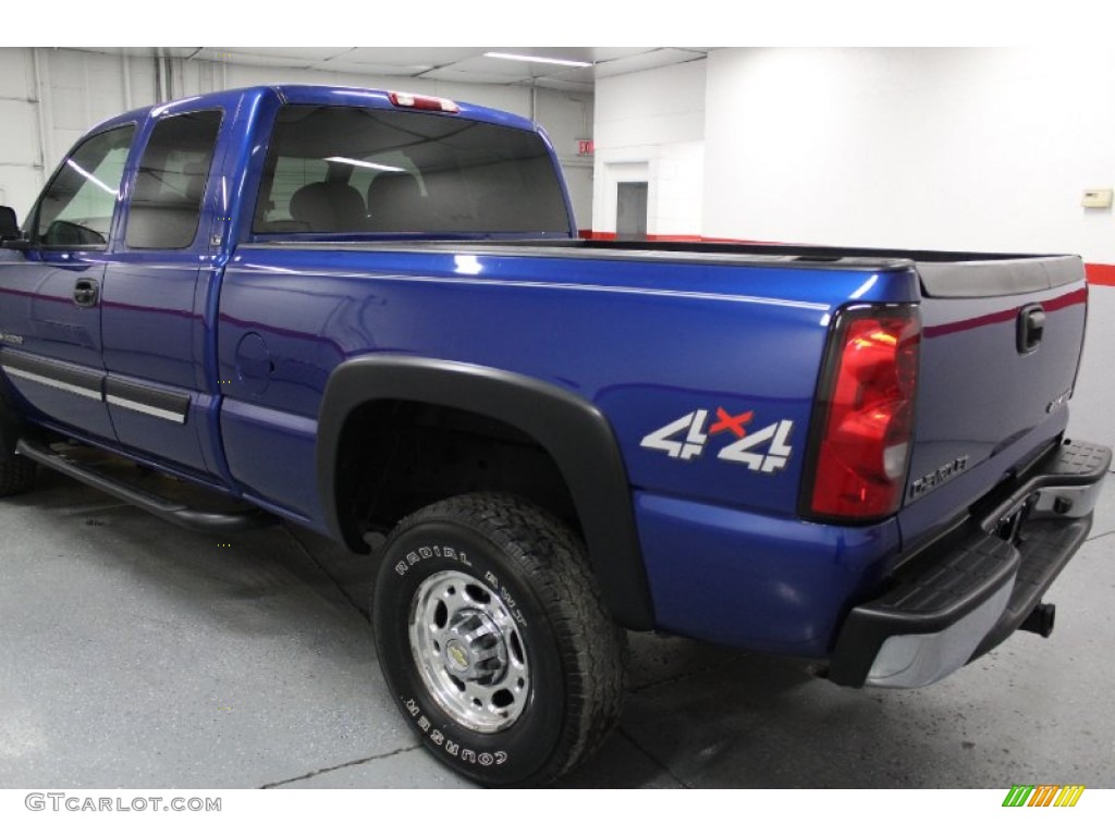 2004 Silverado 2500HD LS Extended Cab 4x4 - Arrival Blue Metallic / Dark Charcoal photo #10