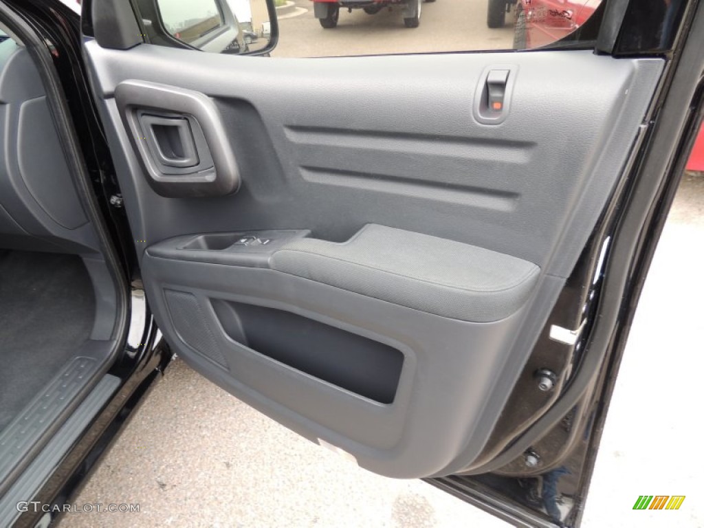 2012 Honda Ridgeline Sport Black Door Panel Photo #77236913