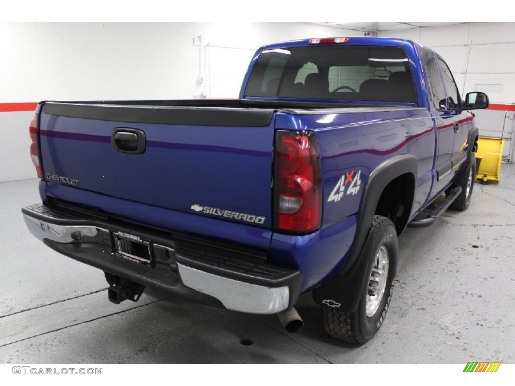 2004 Silverado 2500HD LS Extended Cab 4x4 - Arrival Blue Metallic / Dark Charcoal photo #12