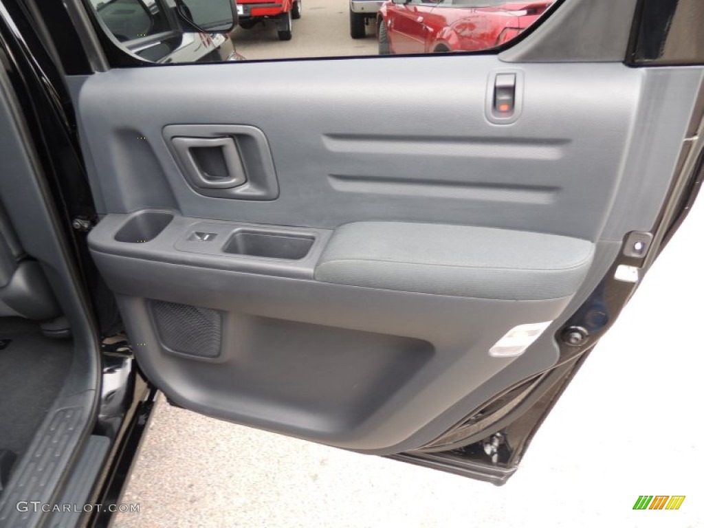 2012 Honda Ridgeline Sport Black Door Panel Photo #77236955