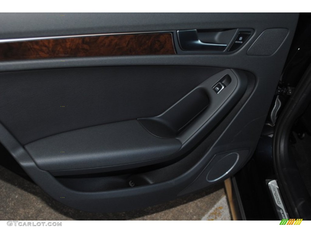 2013 Audi Allroad 2.0T quattro Avant Black Door Panel Photo #77236970