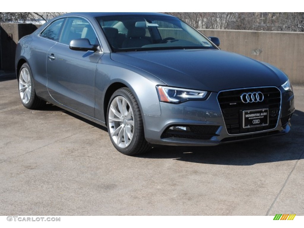 2013 A5 2.0T quattro Coupe - Monsoon Gray Metallic / Titanium Grey/Steel Grey photo #1